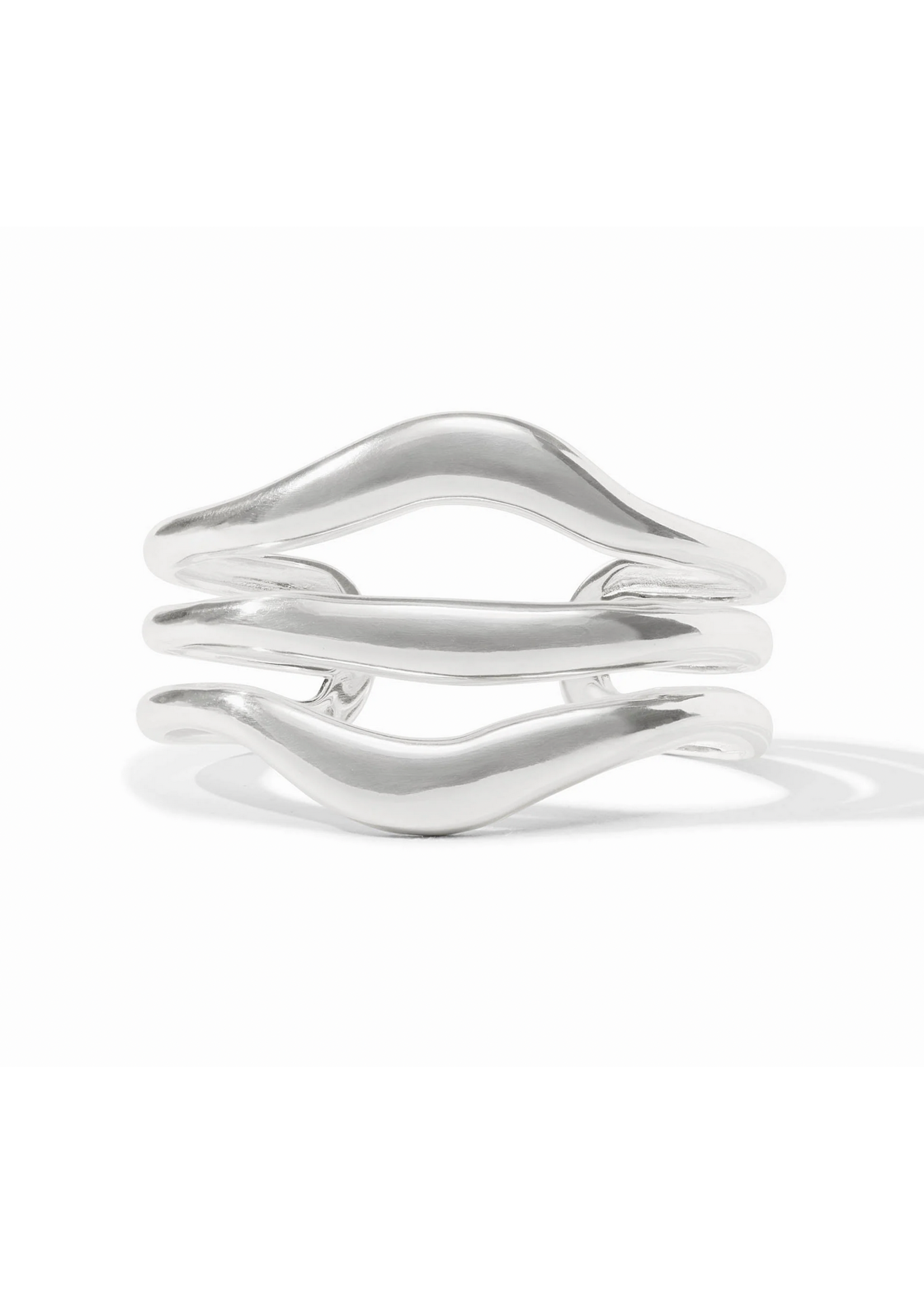 Julie Vos Wave Cuff Silver