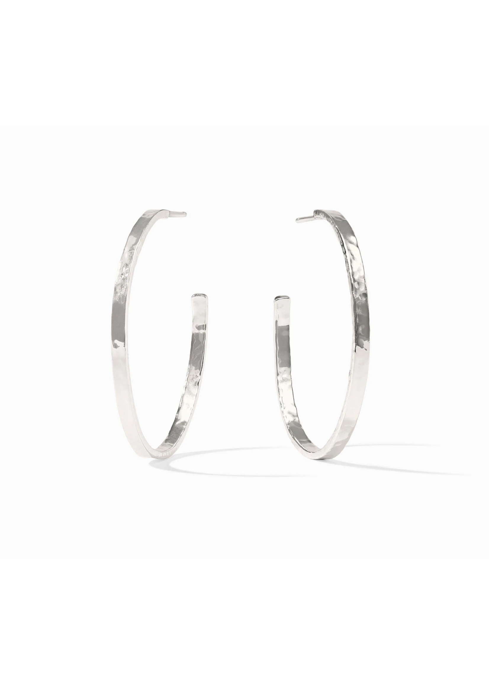 Julie Vos Crescent Hoop - Silver XL