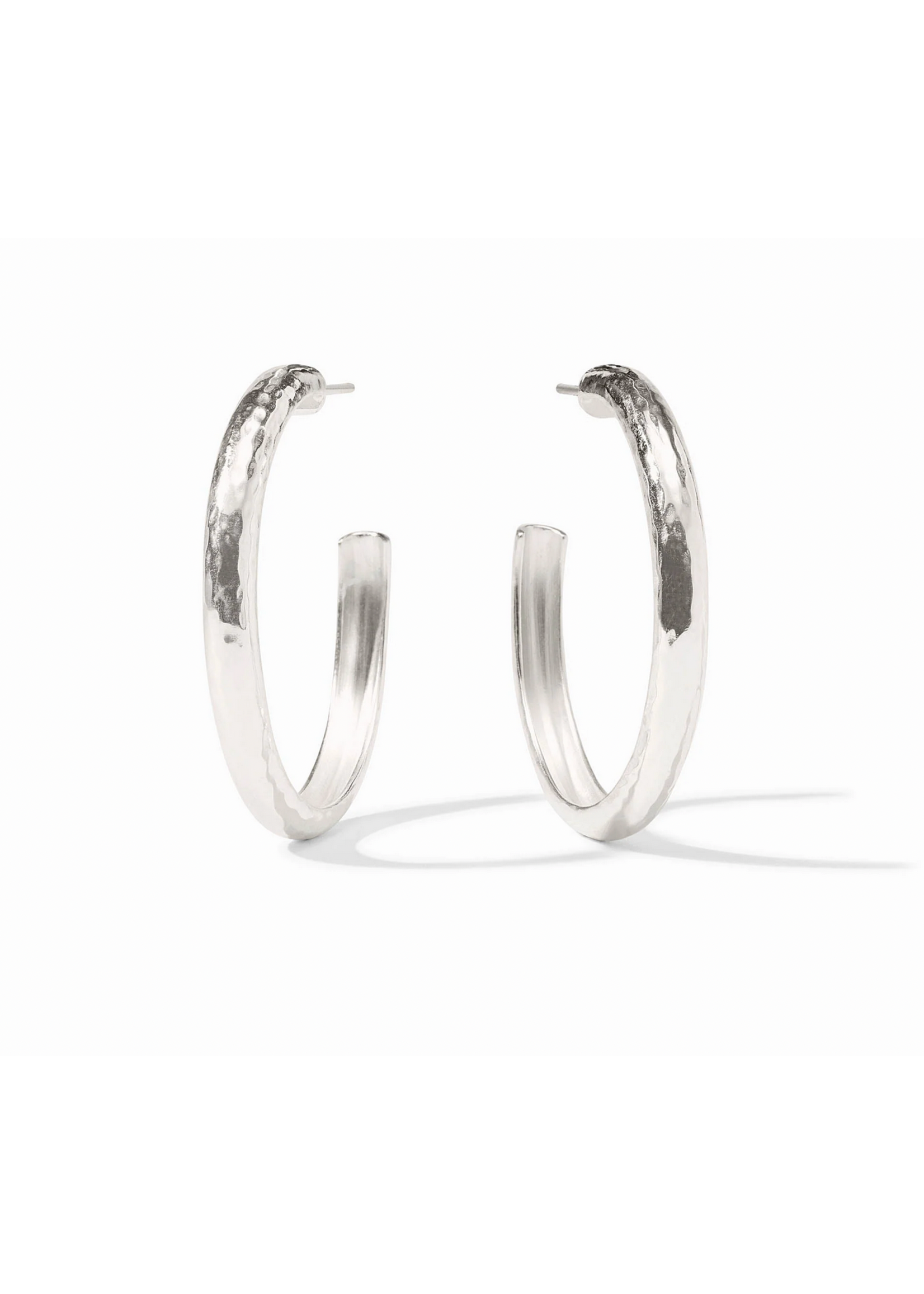 Julie Vos Havana Hoop - Silver Large