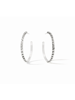 Julie Vos Soho Hoop - Silver - Large