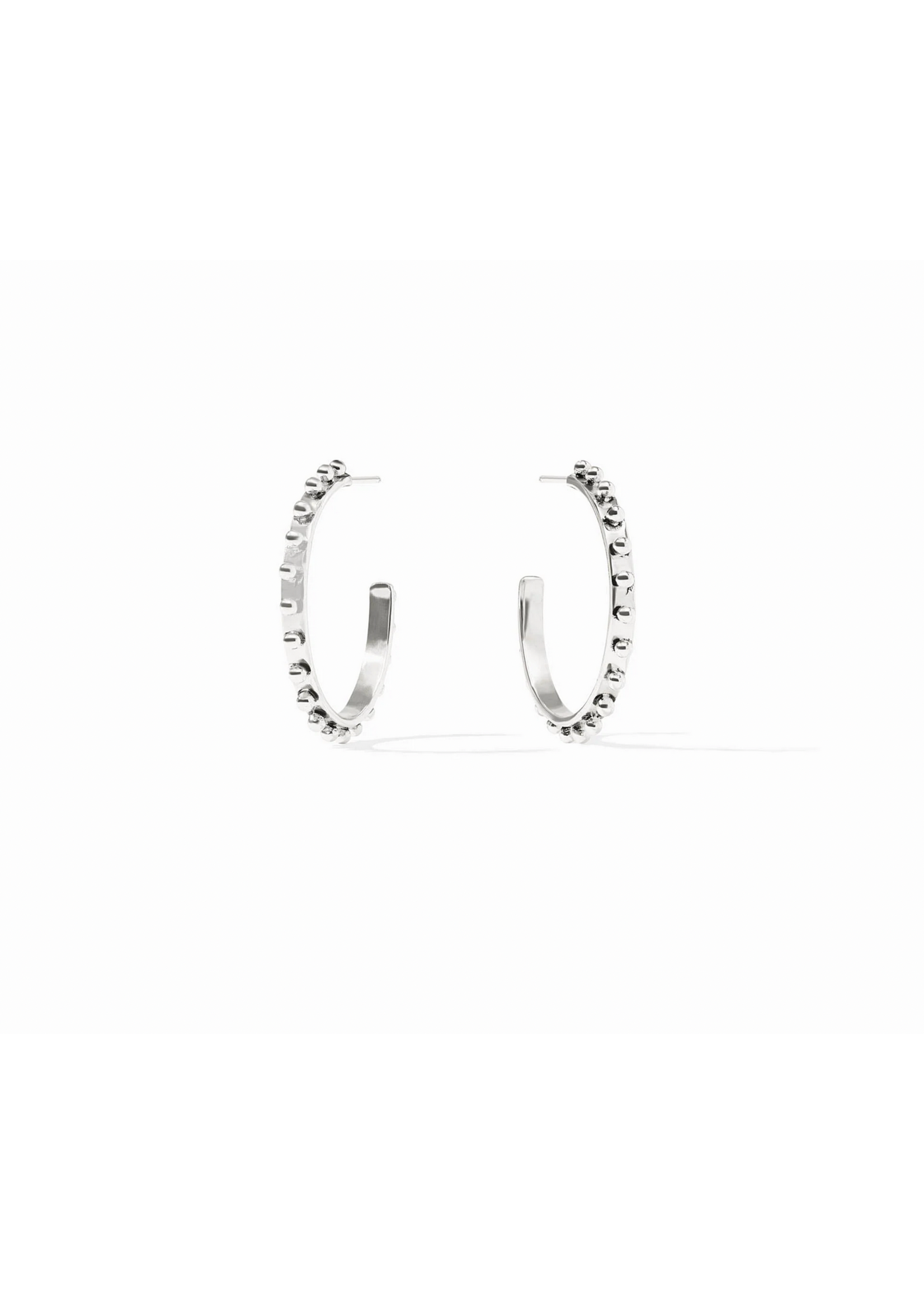 Julie Vos Soho Hoop - Silver - Medium