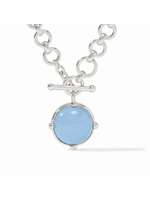 Julie Vos Honeybee Demi Necklace - Silver - Chal Blue