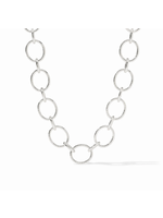 Julie Vos Catalina Light Link Necklace Silver