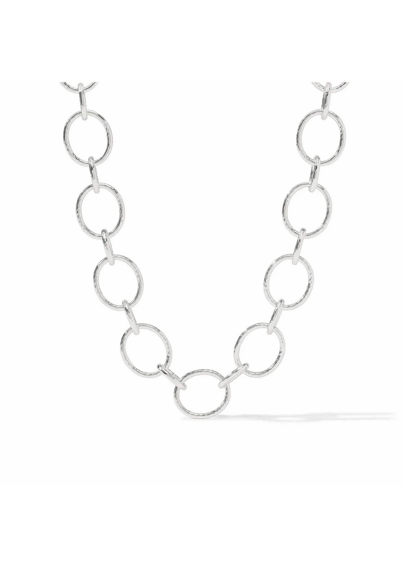 Julie Vos Catalina Light Link Necklace Silver