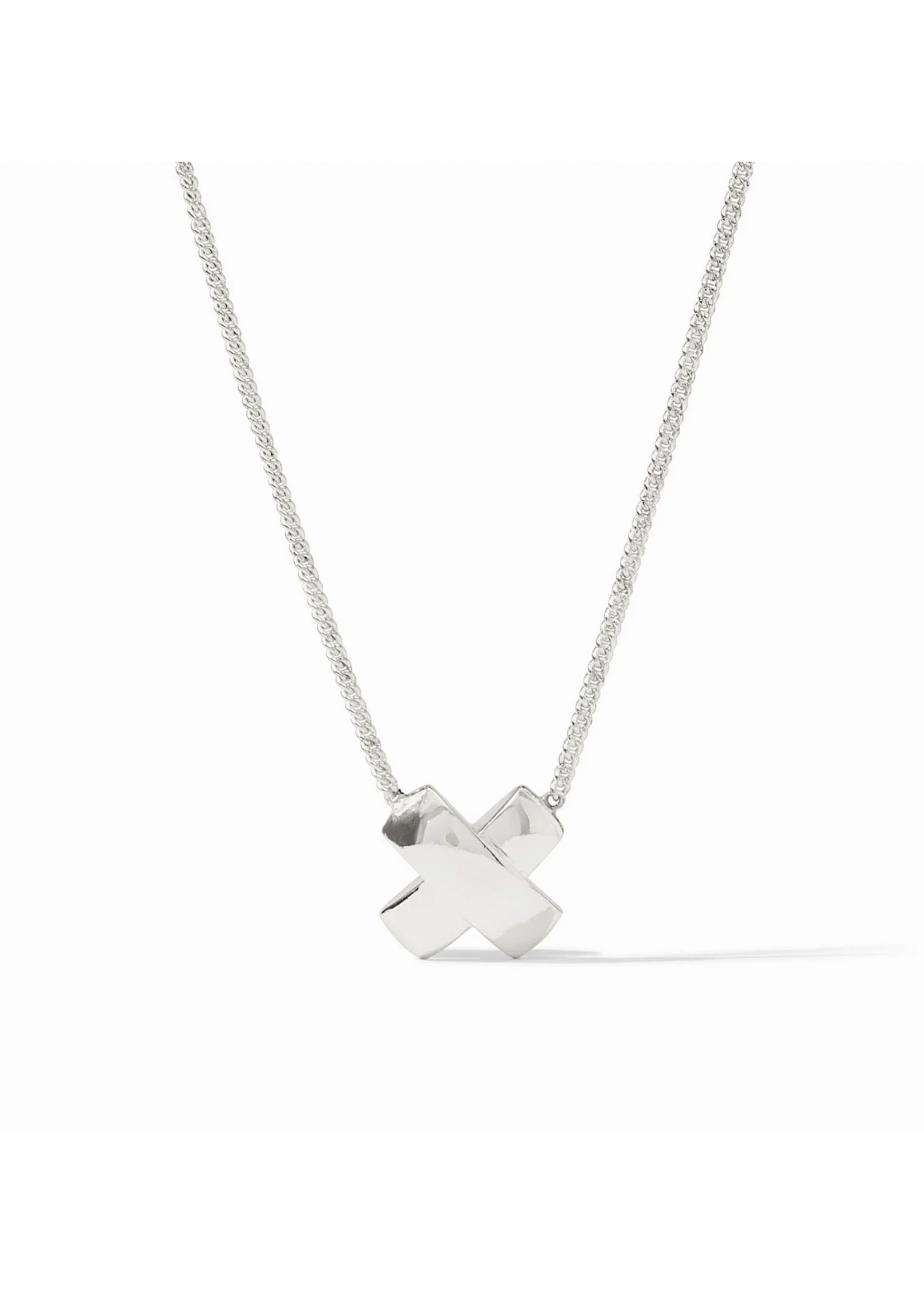 Julie Vos Catalina X Delicate Necklace Silver