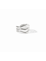Julie Vos Wave Ring Silver - OS