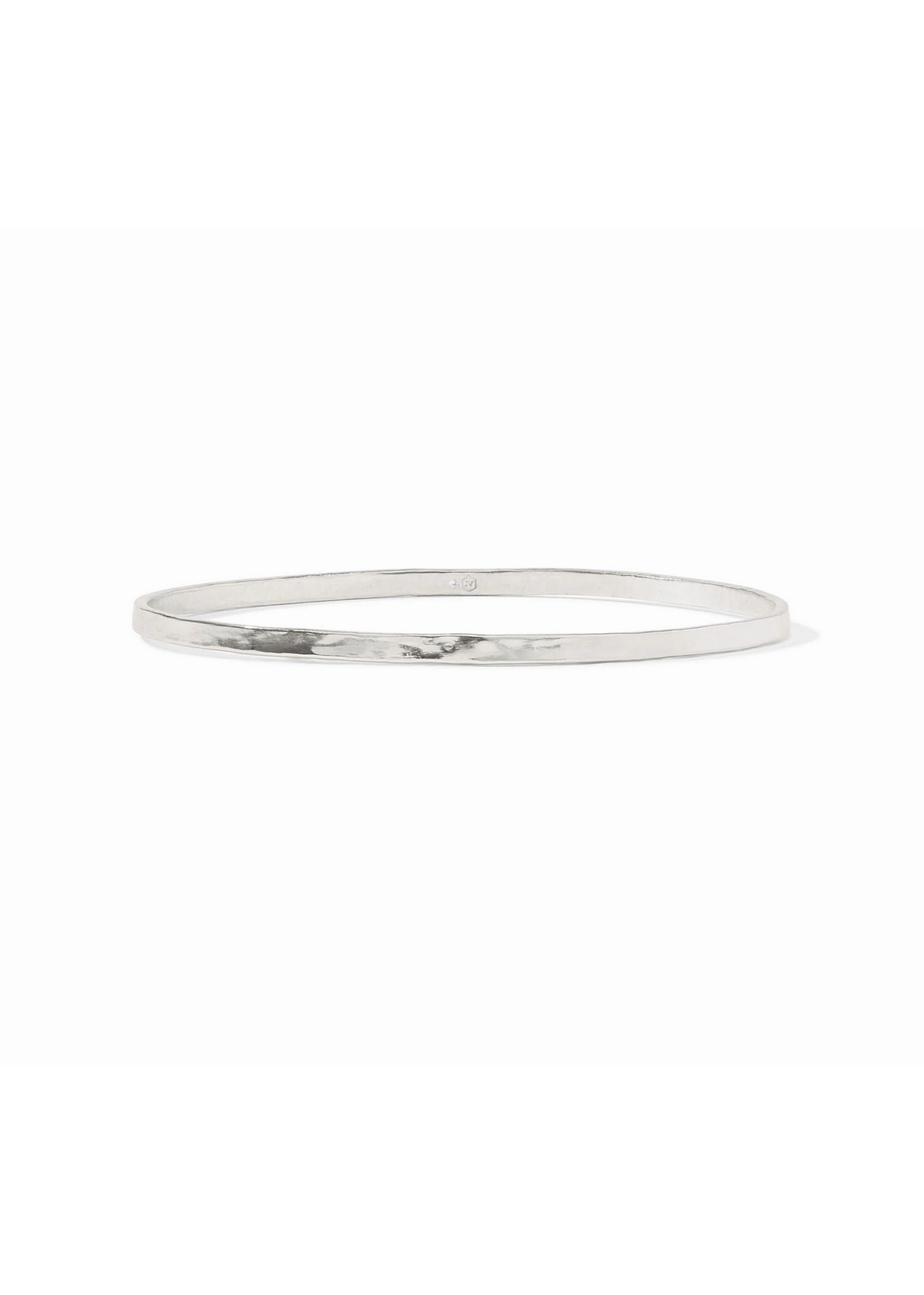 Julie Vos Crescent Bangle - Silver - Small