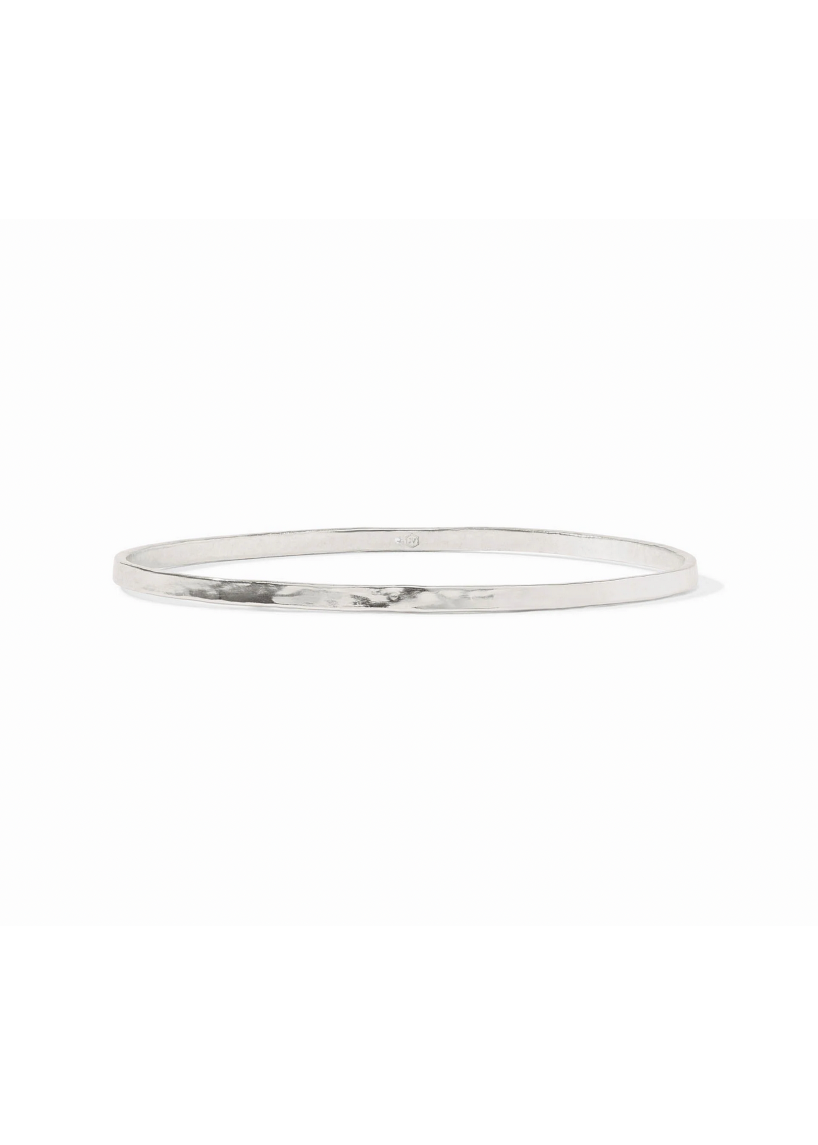 Julie Vos Crescent Bangle - Silver - Medium
