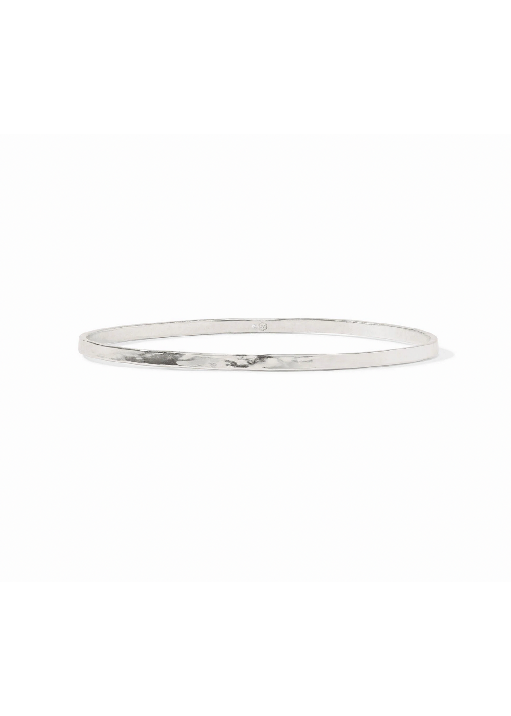 Julie Vos Crescent Bangle - Silver - Large