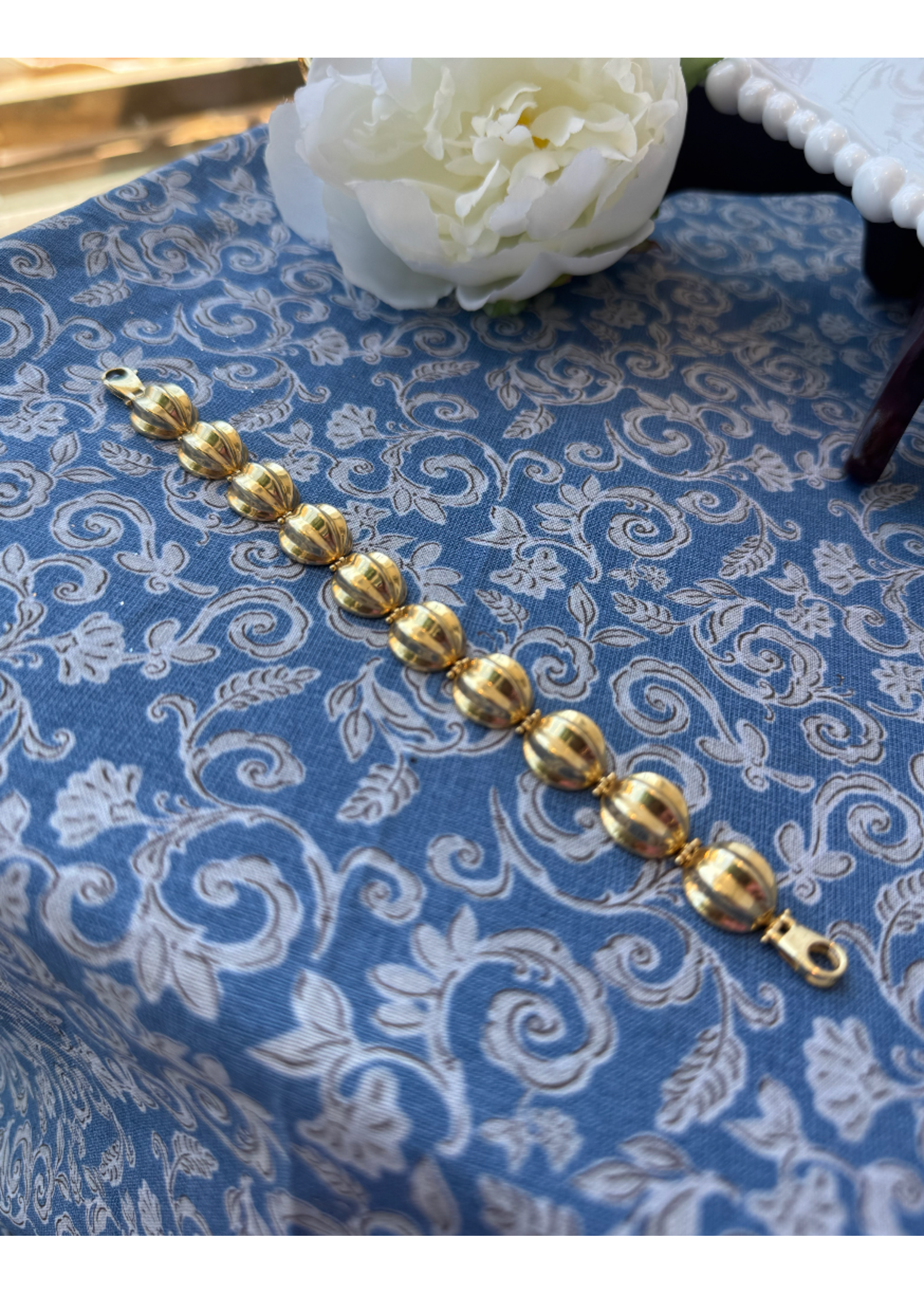 Jordans 14k BE BOLD Vintage Bracelet 7in