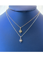 Jordans Dainty Diamond .10 Pendant 14k