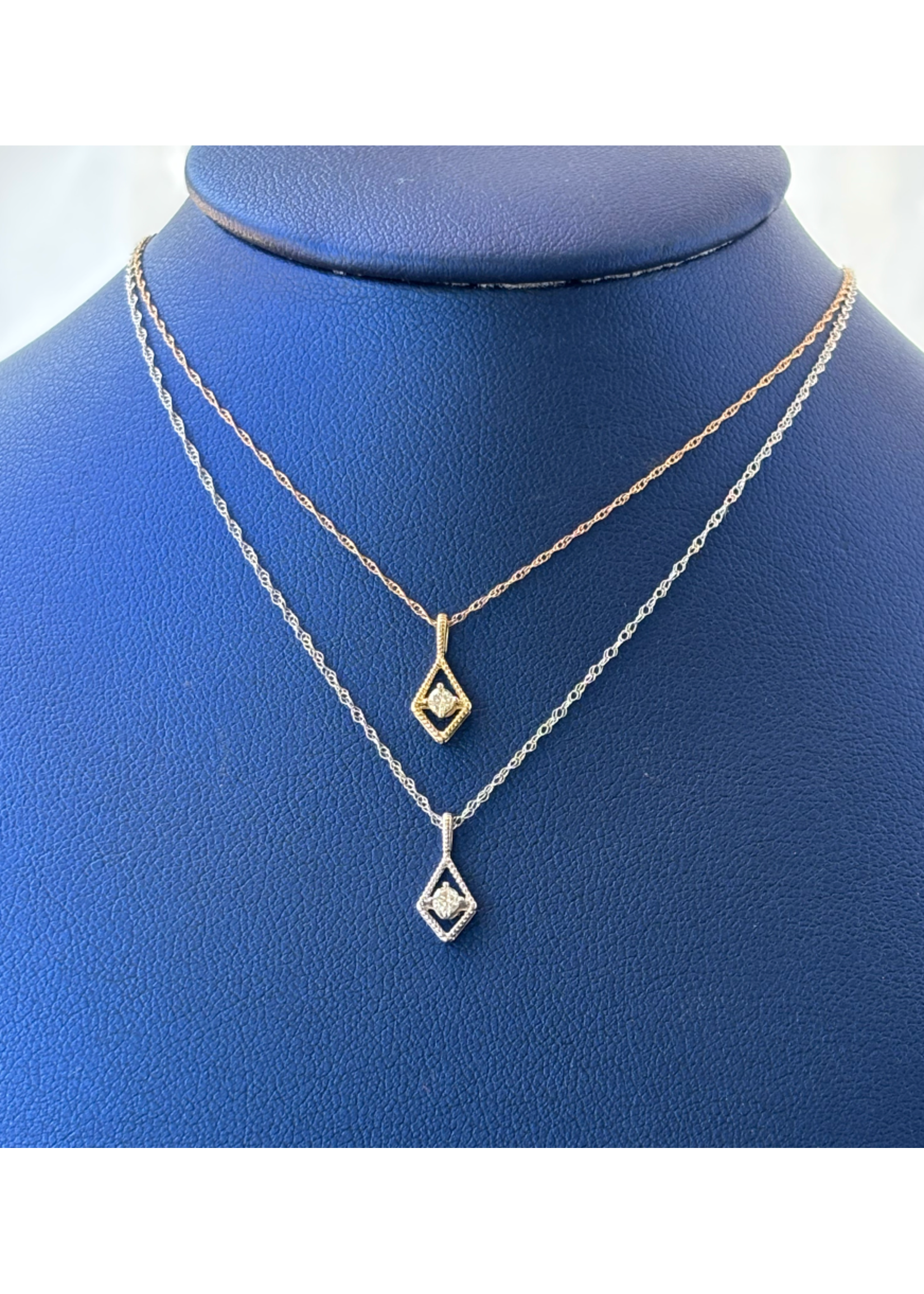 Jordans Dainty Diamond .10 Pendant 14k