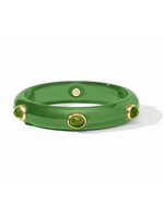 Julie Vos Carnaby Stone Bangle - Green Medium
