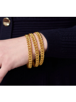 Julie Vos Dolce Bangle - Gold Small