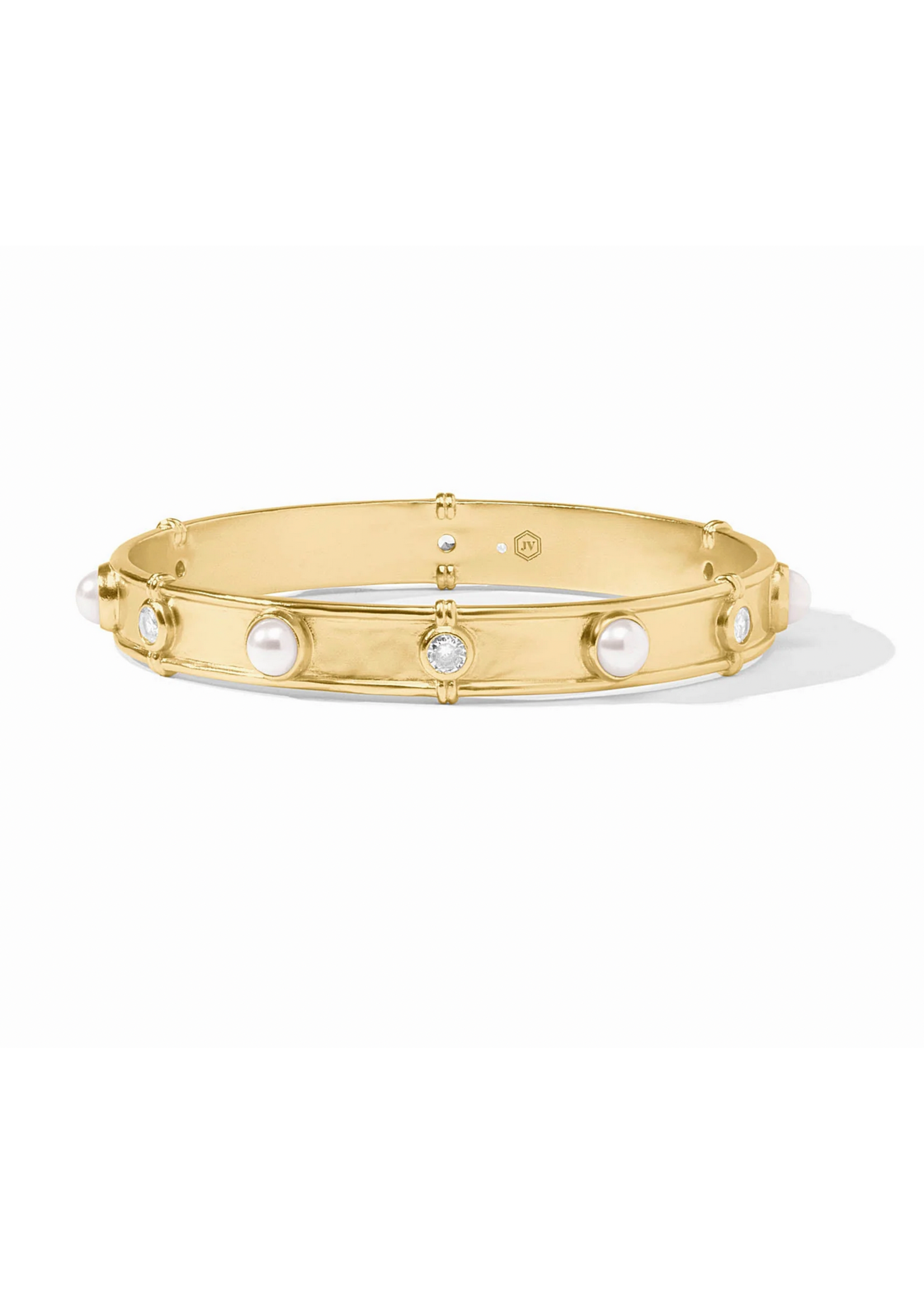 Julie Vos Tribeca Bangle Pearl - Small