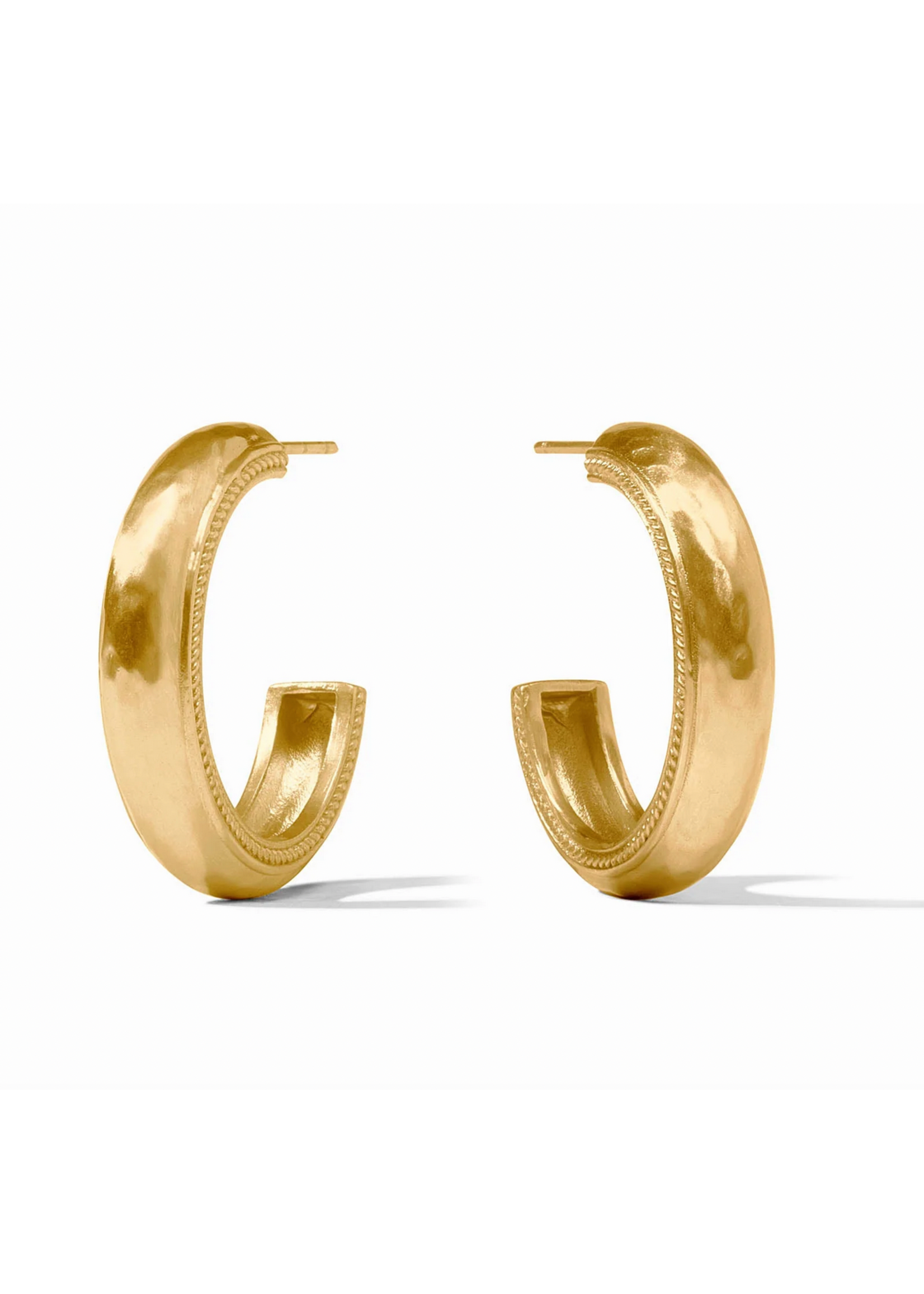 Julie Vos Cannes Hoop - Gold Medium