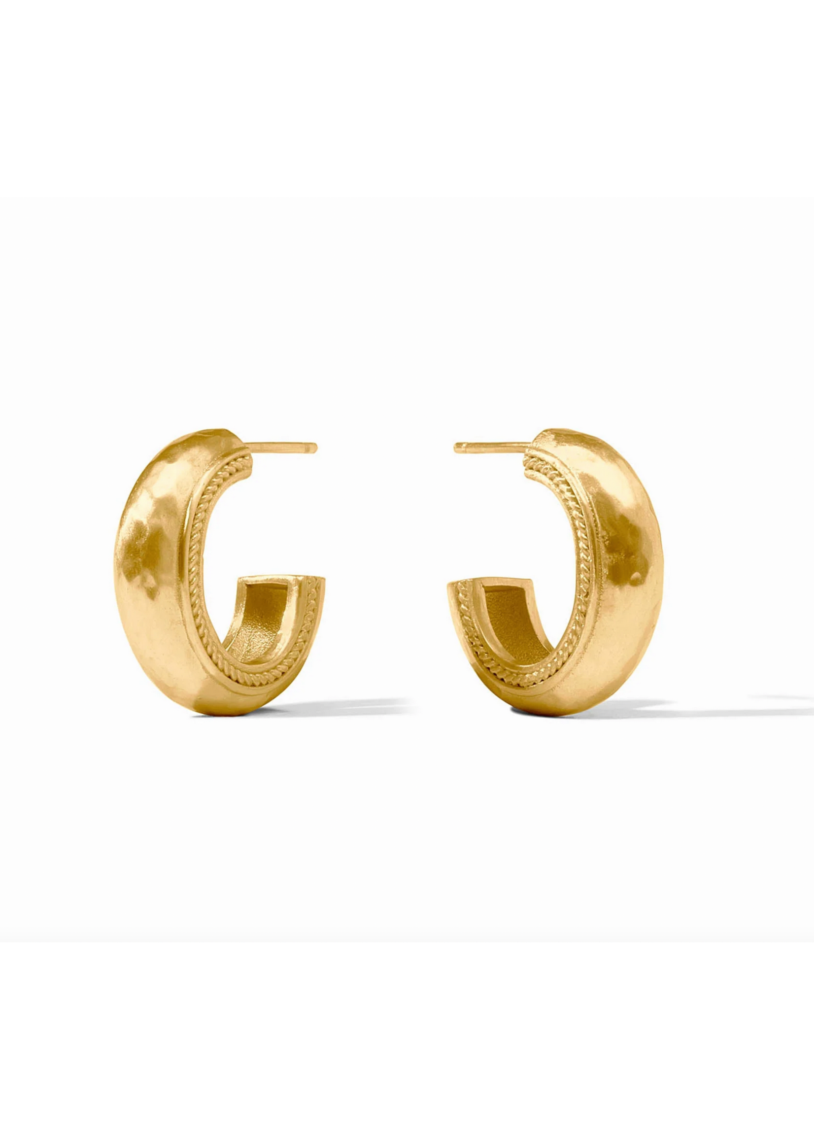Julie Vos Cannes Hoop - Gold Small