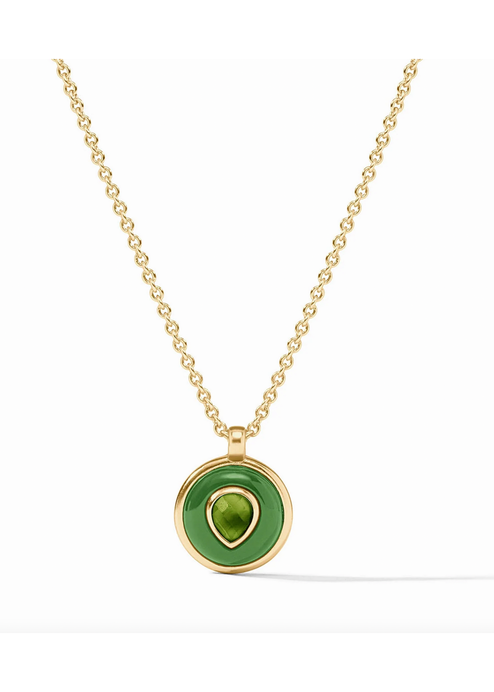 Julie Vos Carnaby Delicate Necklace - Green