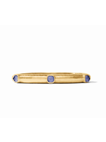 Julie Vos Catalina Hinge Bangle - Tanzanite Blue