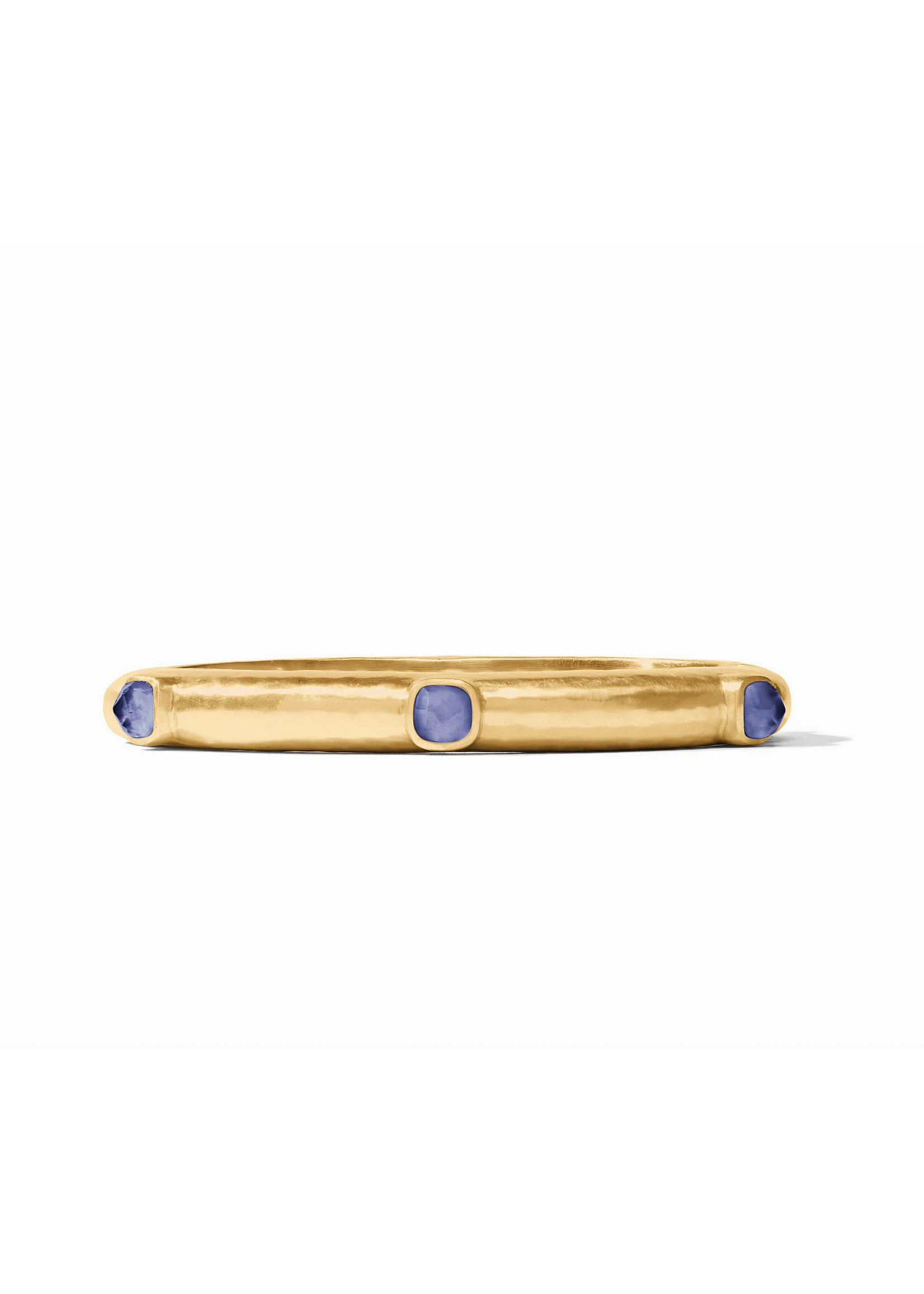 Julie Vos Catalina Hinge Bangle - Tanzanite Blue