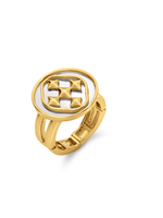 Gracewear Medallion Ring OS Two Toned Signature Collection