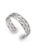 Gracewear Small Cuff Shield Bracelet SS Plate Singature Collection