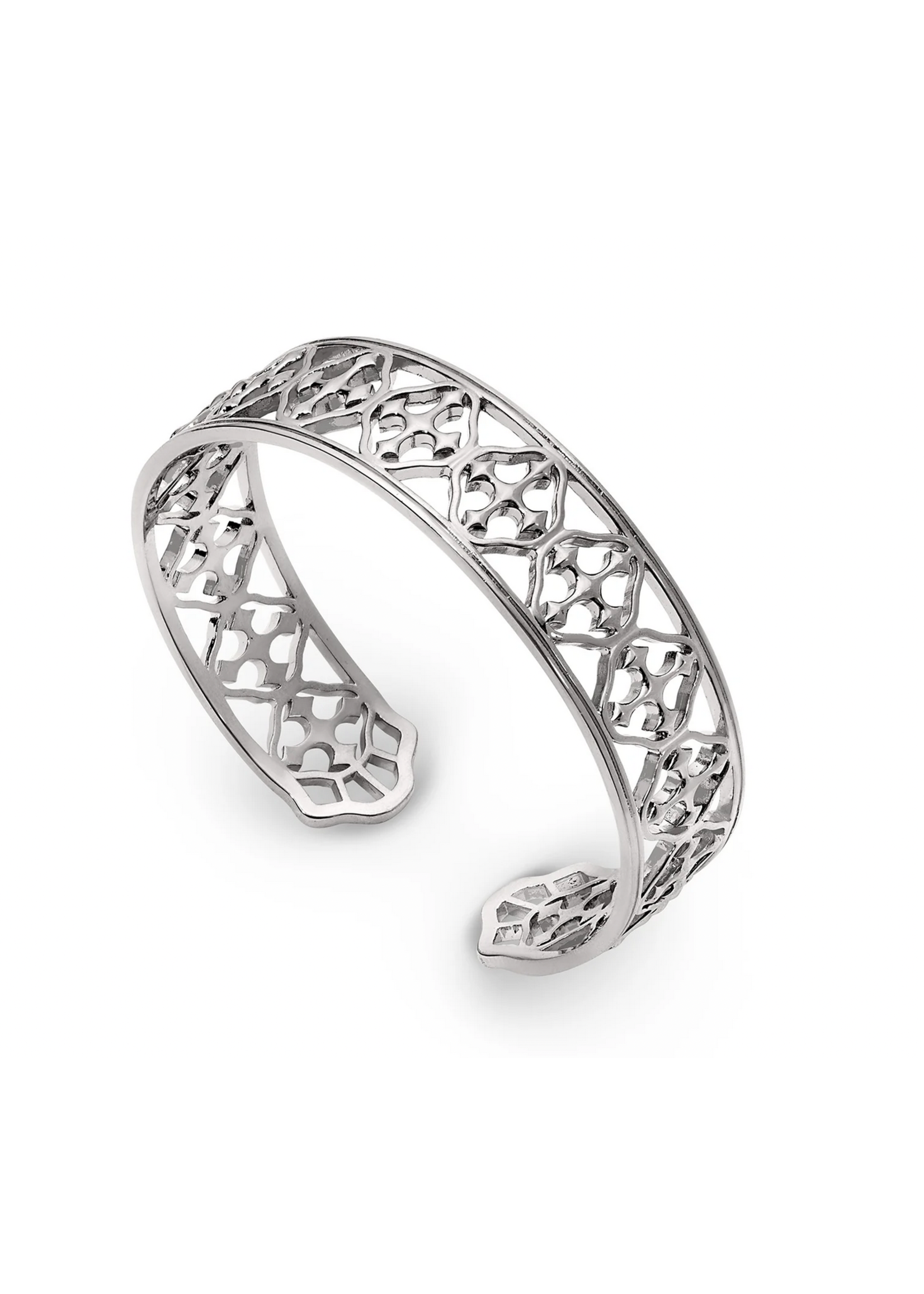 Gracewear Small Cuff Shield Bracelet SS Plate Singature Collection