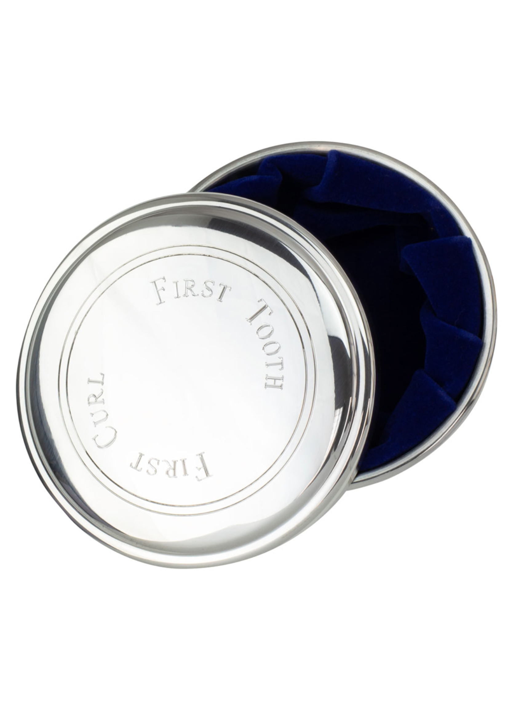 Jordans First Tooth and Curl Box Pewter