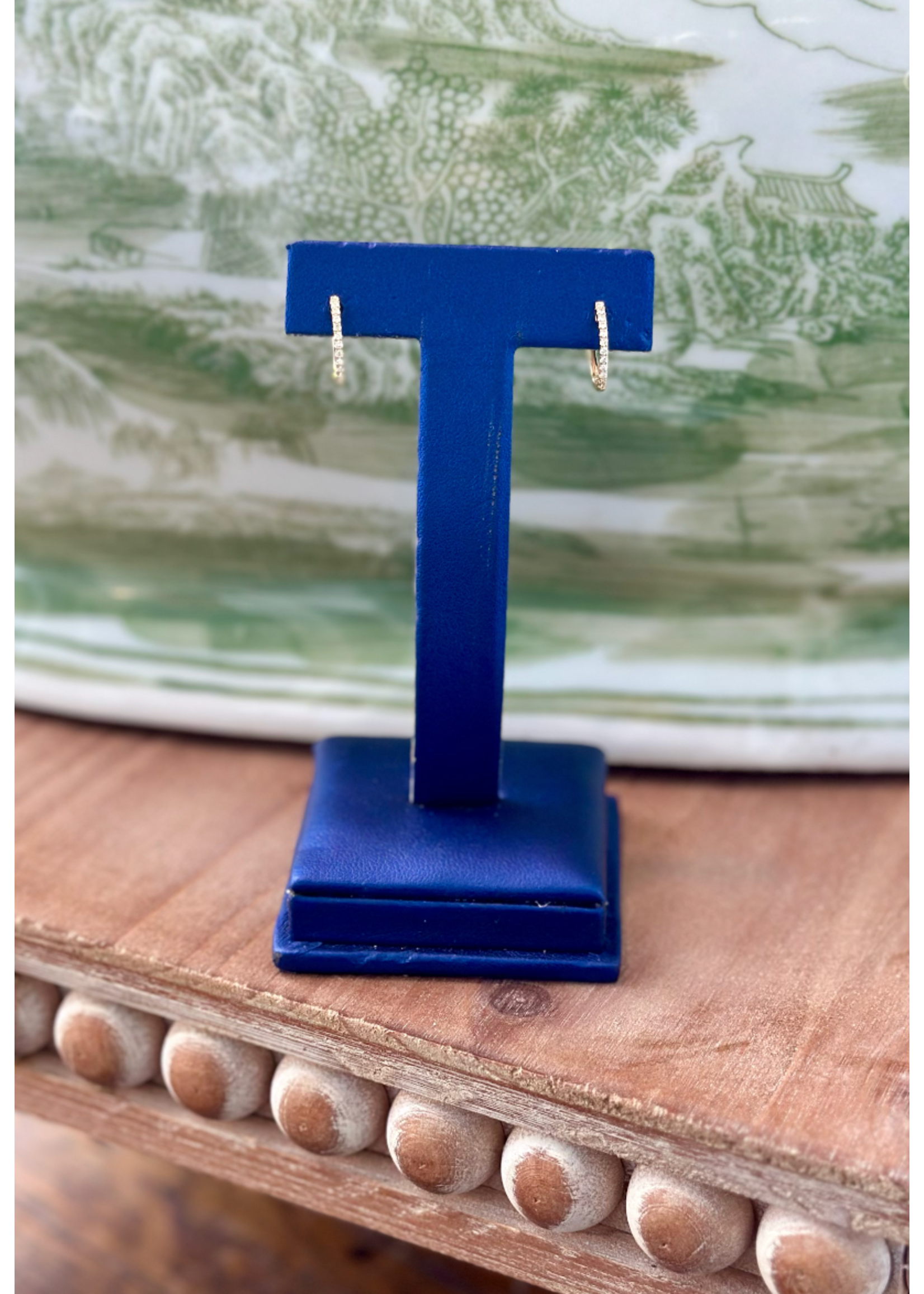 Jordans .20cttw 14mm Diamond Hoop 14k