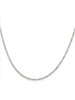 Jordans Boys 16in Sterling 2.85 mm Figaro Youth