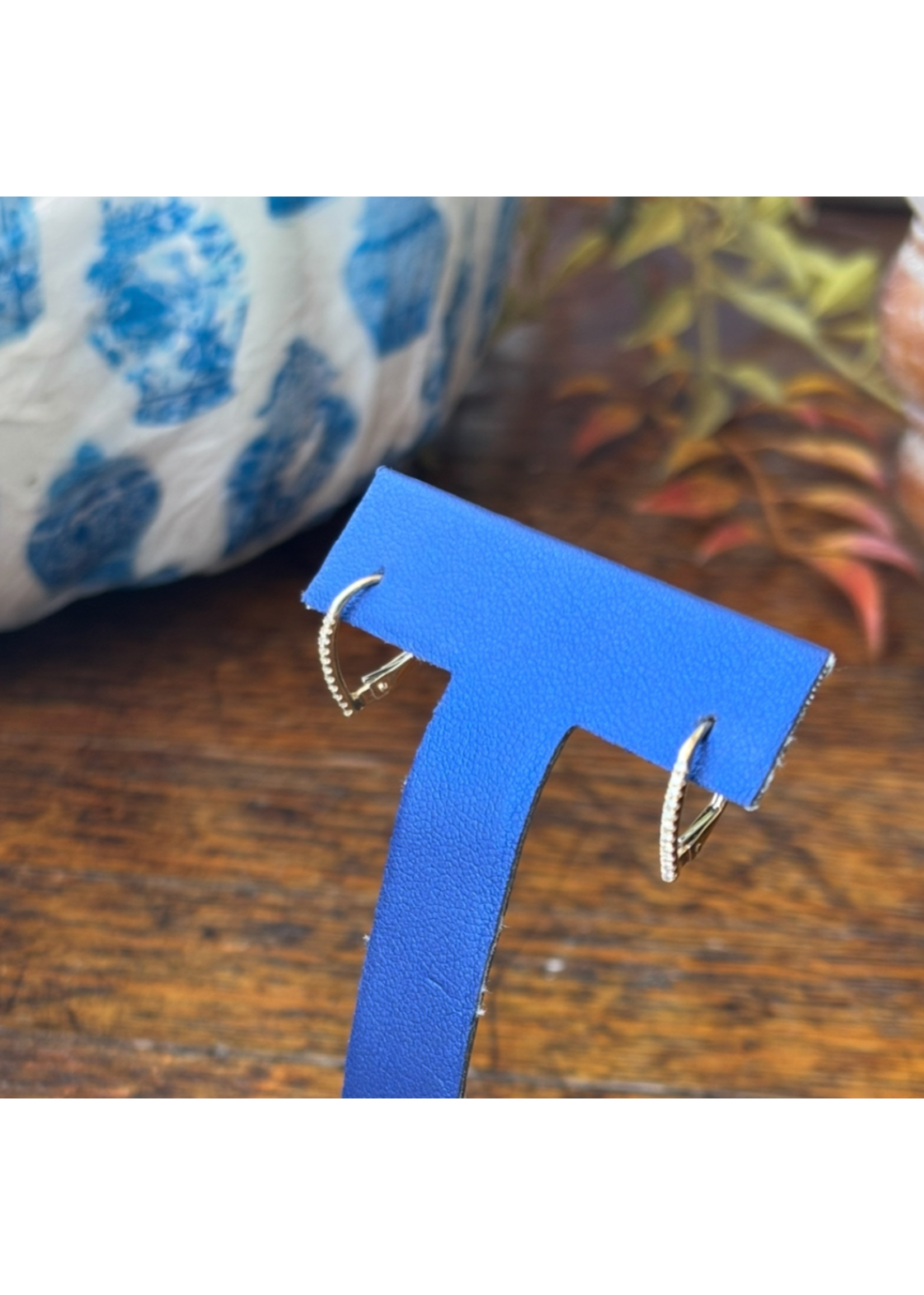 Jordans Little Sassy Diamond Hoops 14k