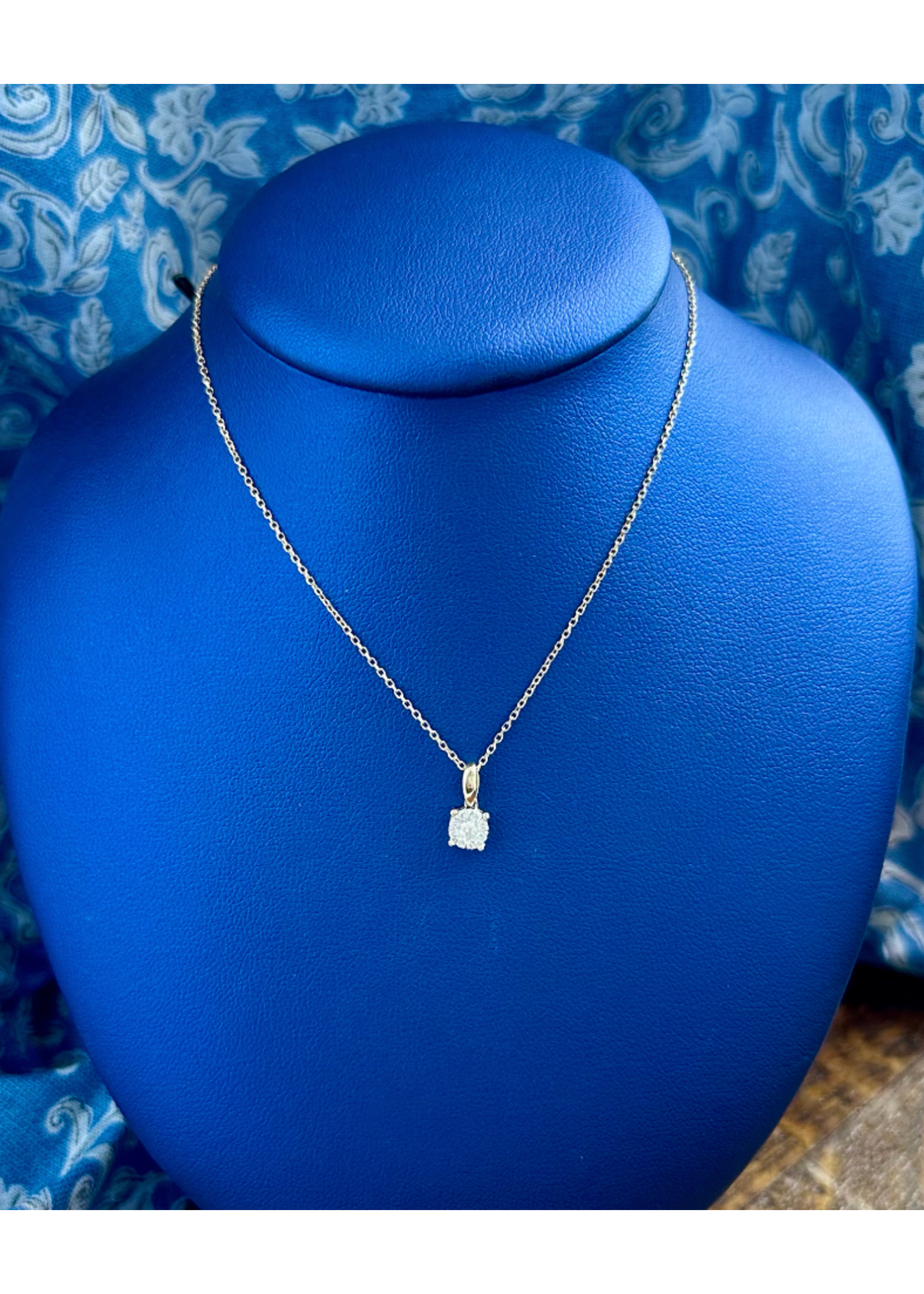 Jordans .15cttw Galaxy Diamond Pendant 10k