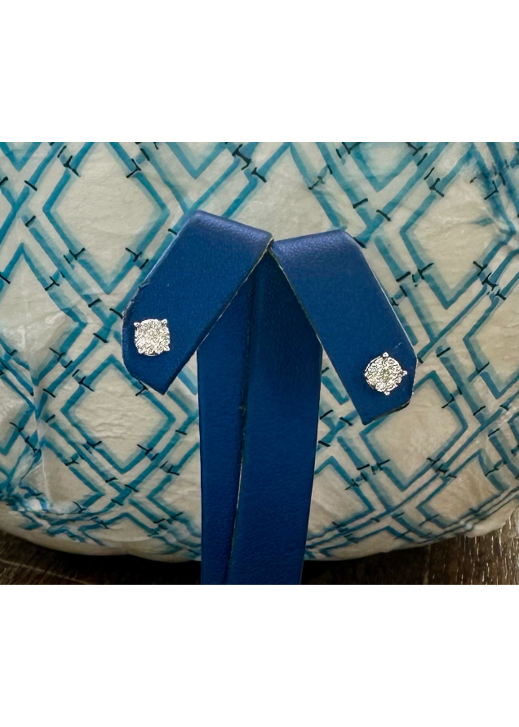 Jordans .30cttw Galaxy Diamond Stud 10k white