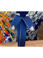 Jordans 10k Beaded Pear Cluster Earring .18cttw