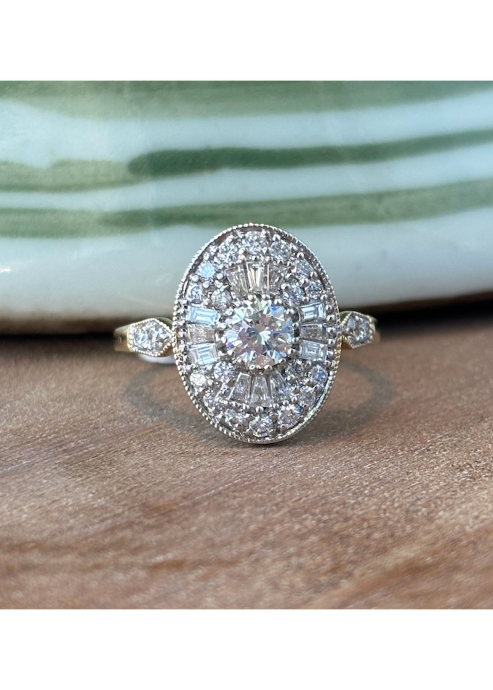 Jordans The Gatsby 1.12cttw Diamond Ring 14k G/H-SI1