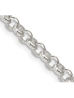 Jordans Sterling Silver Round Link Bracelet