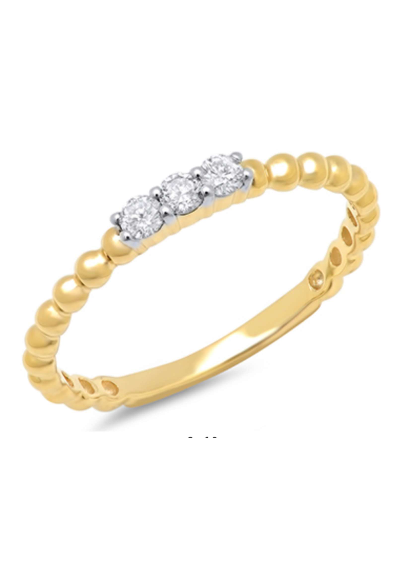 Jordans .15cttw Trio Diamond Beaded Band