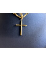 Jordans 10k Gold Cross Pendant