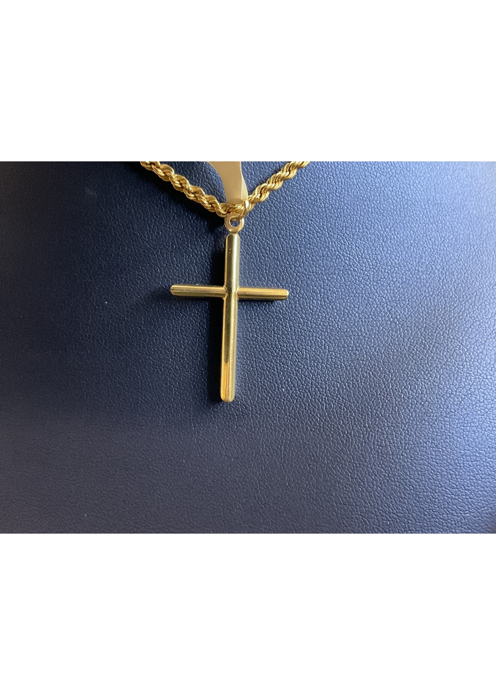 Jordans 10k Gold Cross Pendant