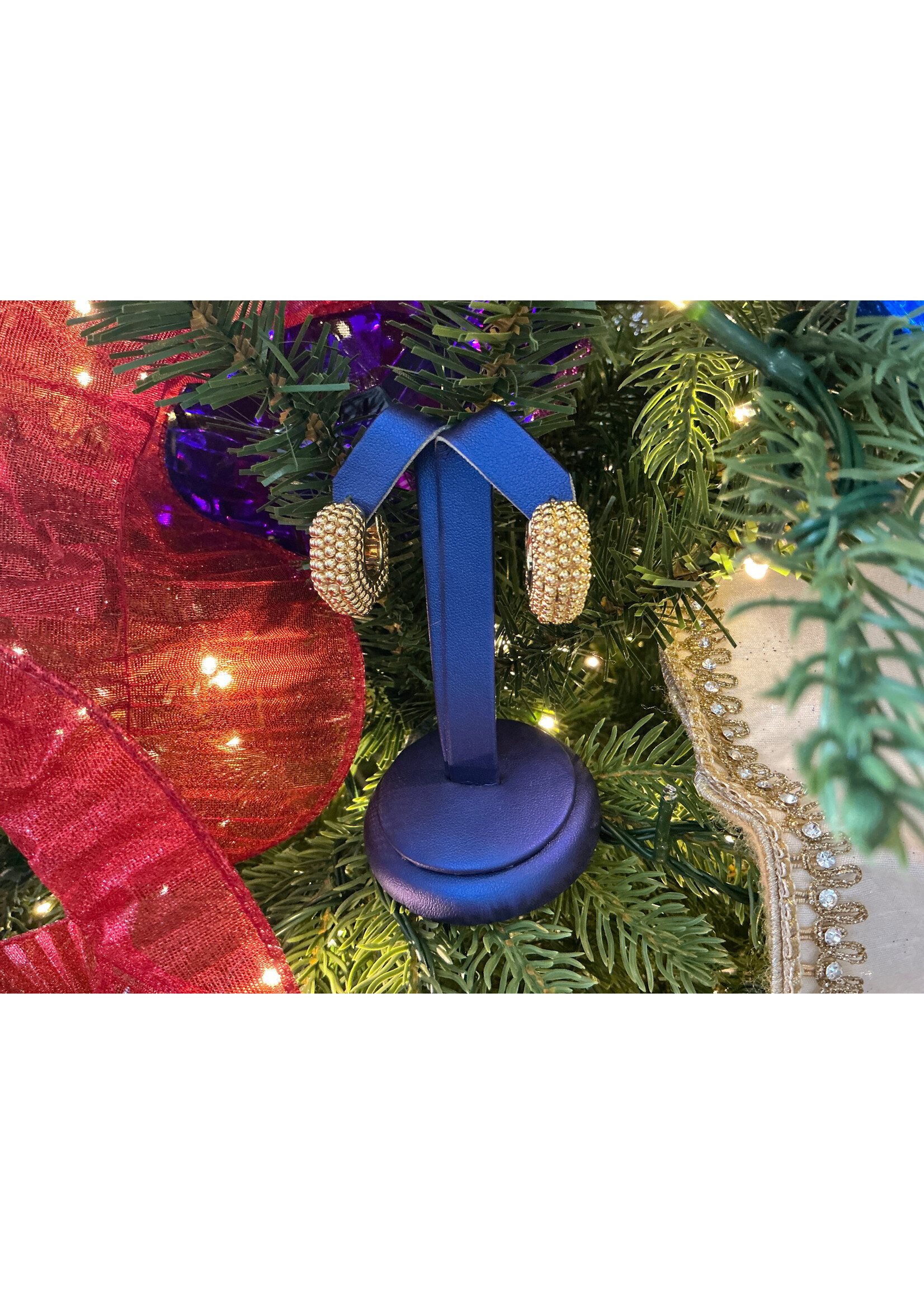 Jordans 14k Bold Beaded Hoops 26mm