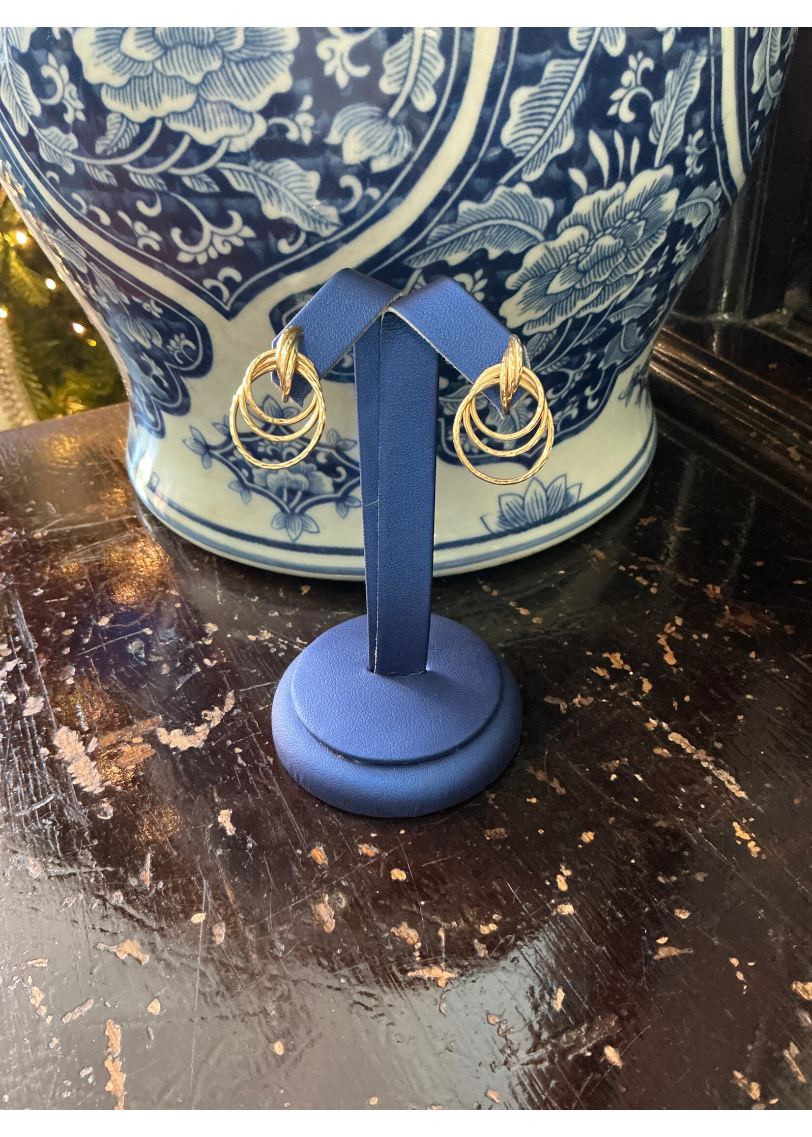 Jordans 14k Circle Statement Earring