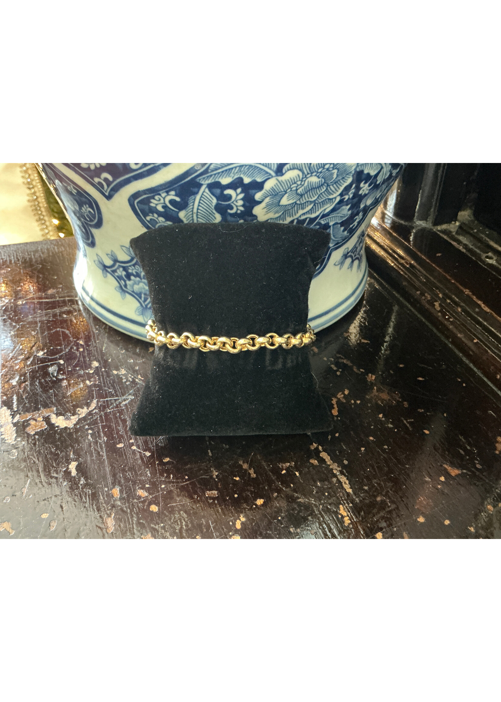 Jordans 14k 7mm Link Bracelet 8in