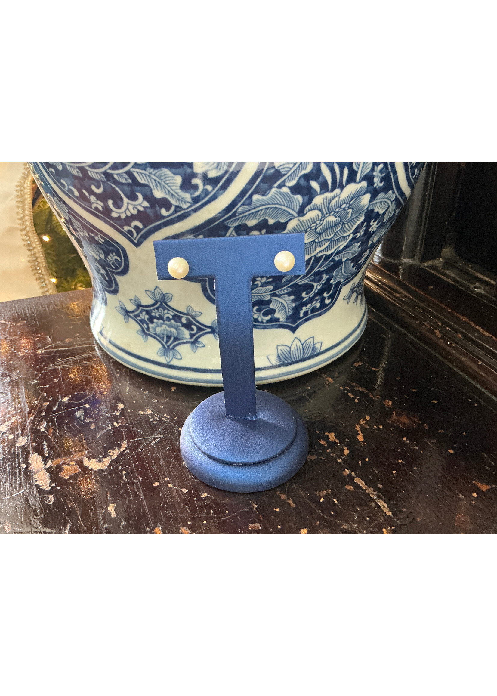 Jordans 7mm EZ Back FW Cultured Pearl AA Quality 14k