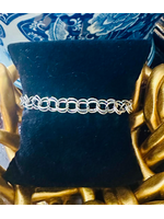 Jordans Sterling Silver Double Link Bracelet w Safety Clasp and Lock