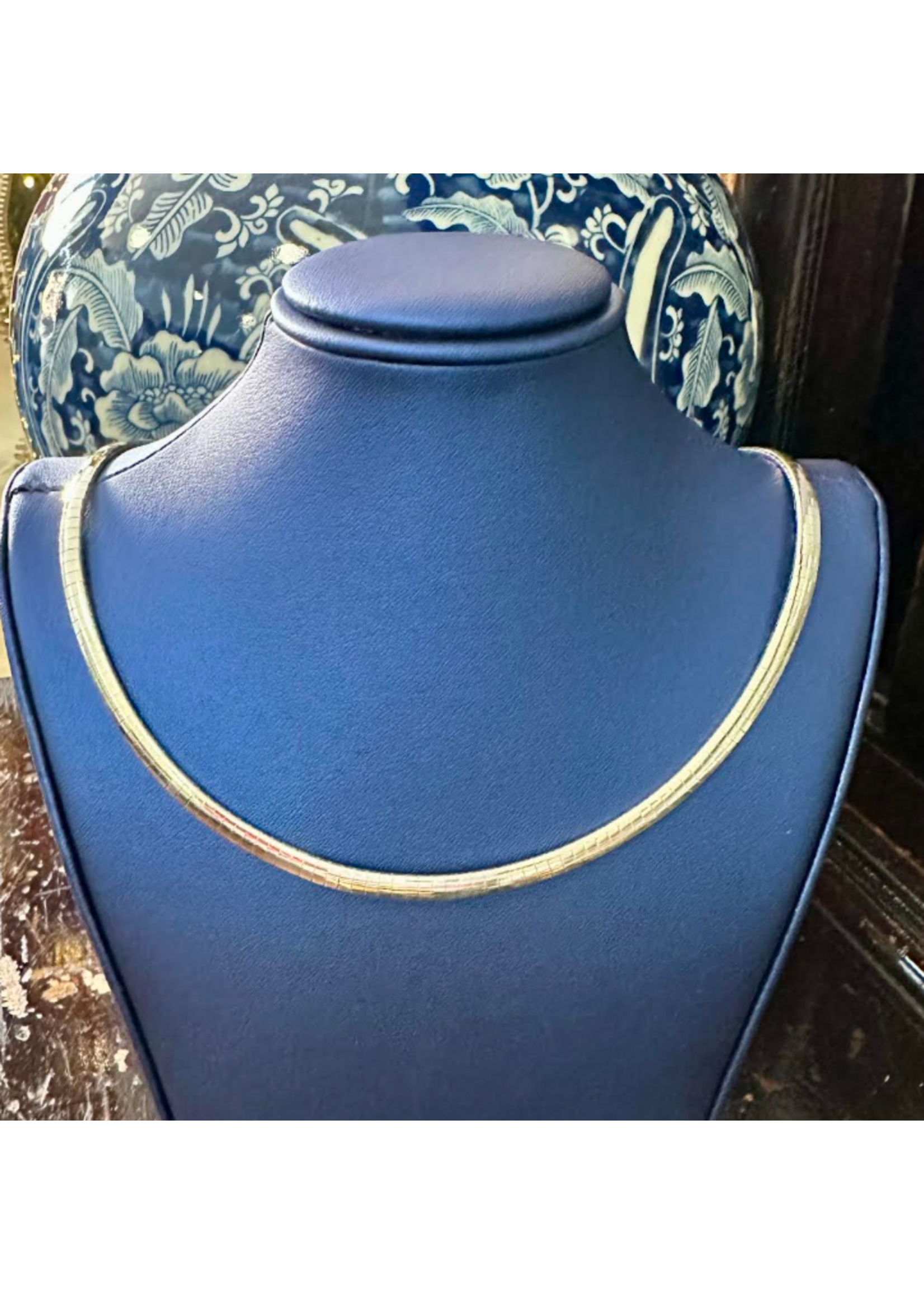 Jordans 4mm Sterling Silver Omega Chain