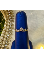 Jordans 14k Delicate Diamond Swirl Band