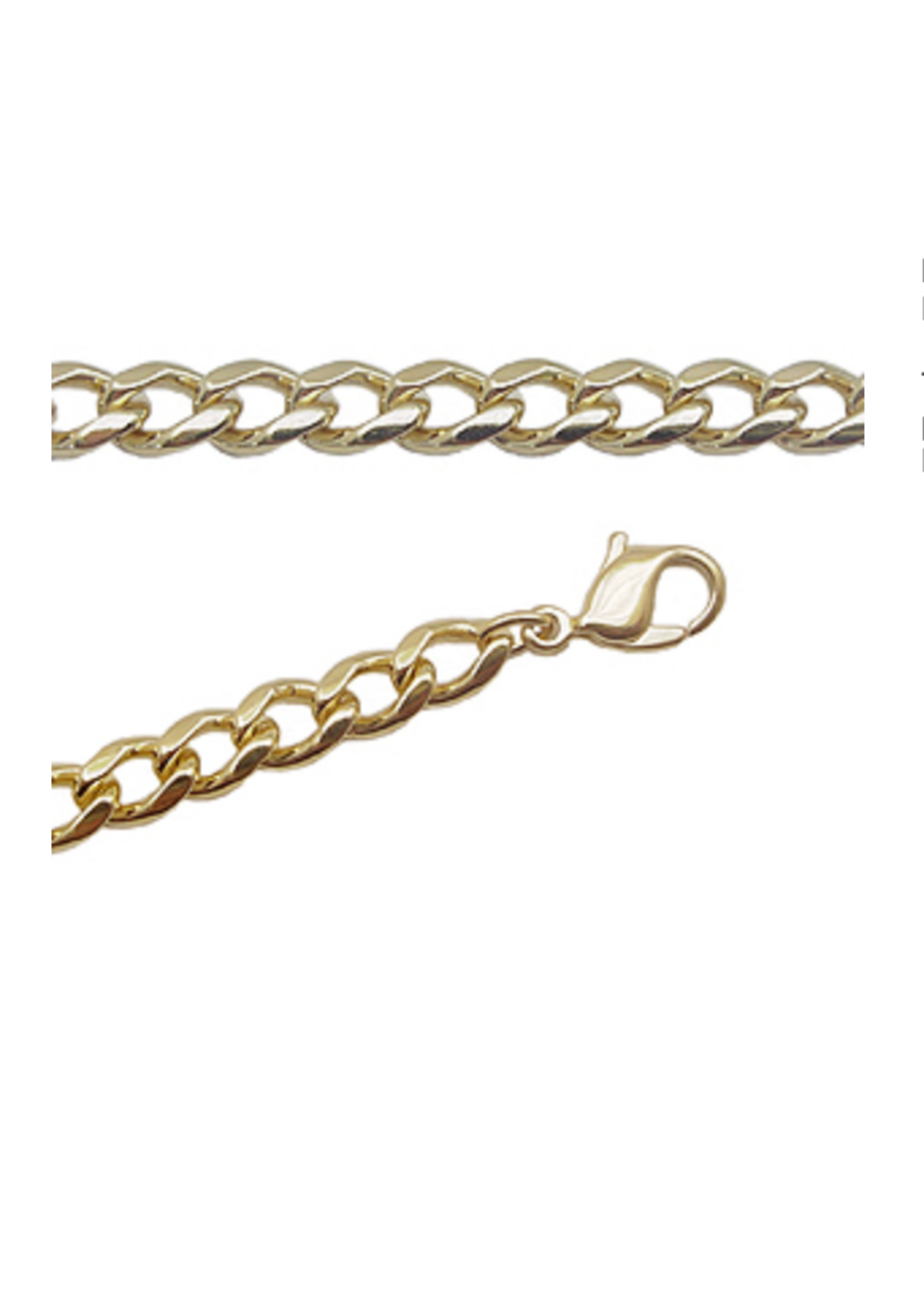 Jordans Forever Gold 3.5mm Curb 16in