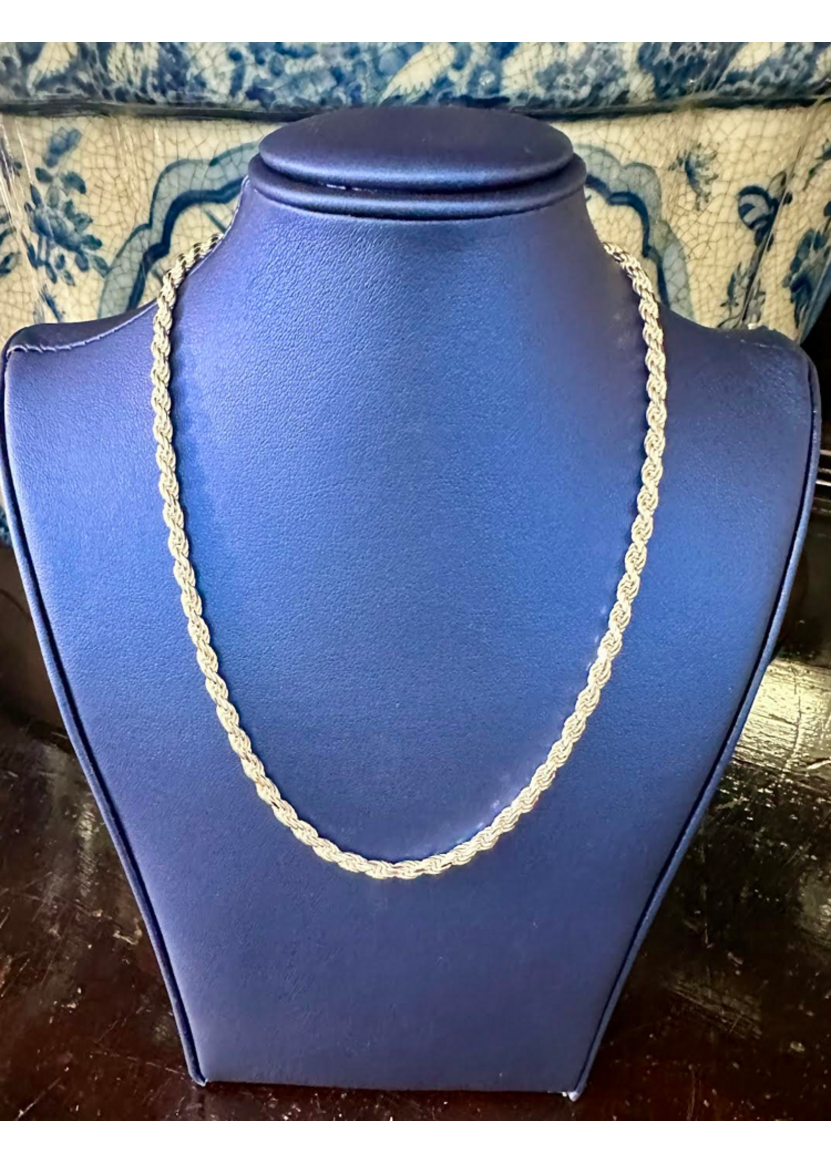 Jordans Solid Sterling 3.5mm Rope Chain 20"