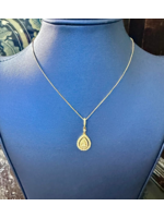 .4 cttw Elegant Pear Diamond Pendant 14k 17in