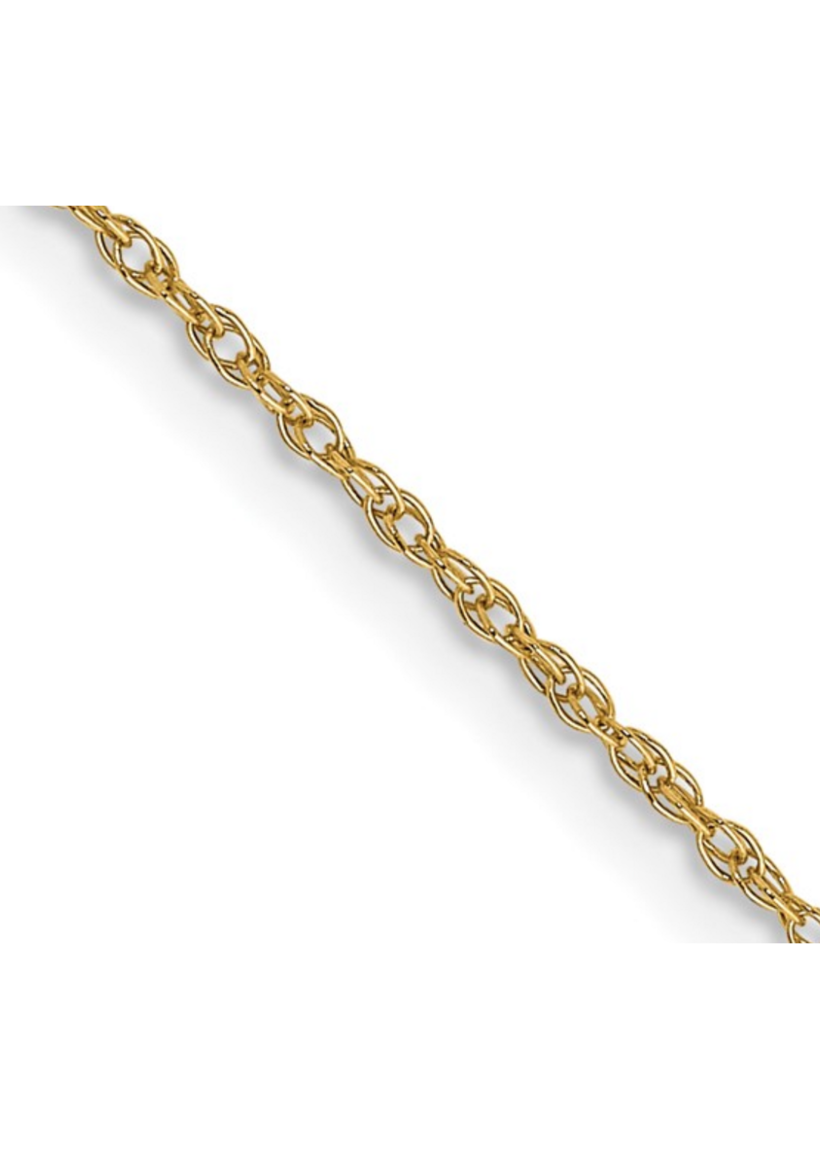 Jordans .8 mm 14k Cable Chain 16in